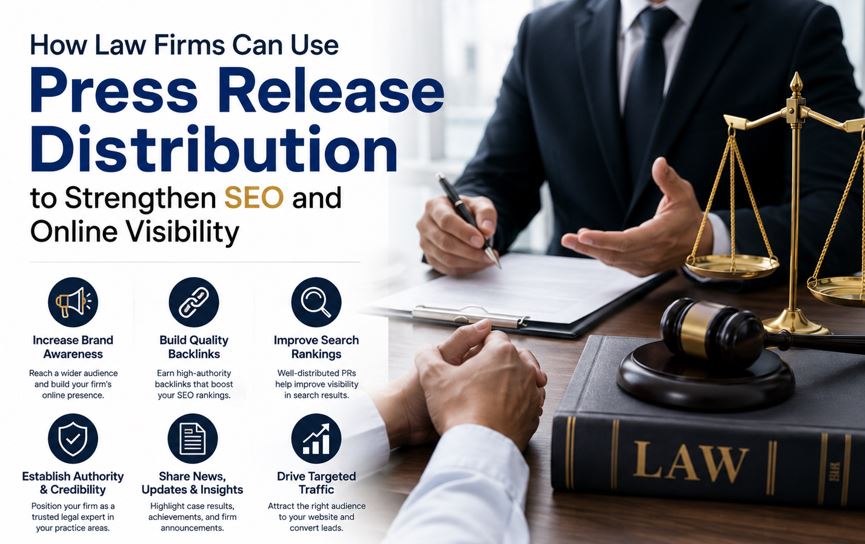 How Law Firms Can Use Press Release Distribution to Strengthen SEO and Online Visibility