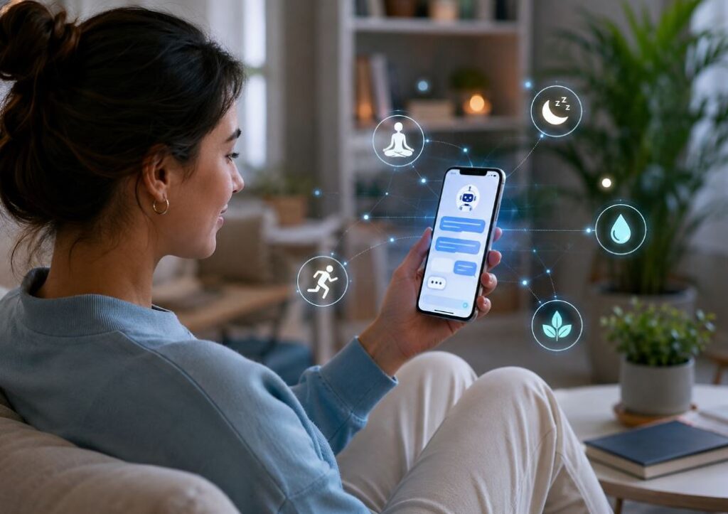AI Chatbots as Wellness Guides: How Artificial Intelligence Is Transforming Personal Health, Mental Wellness, and Self-Care
