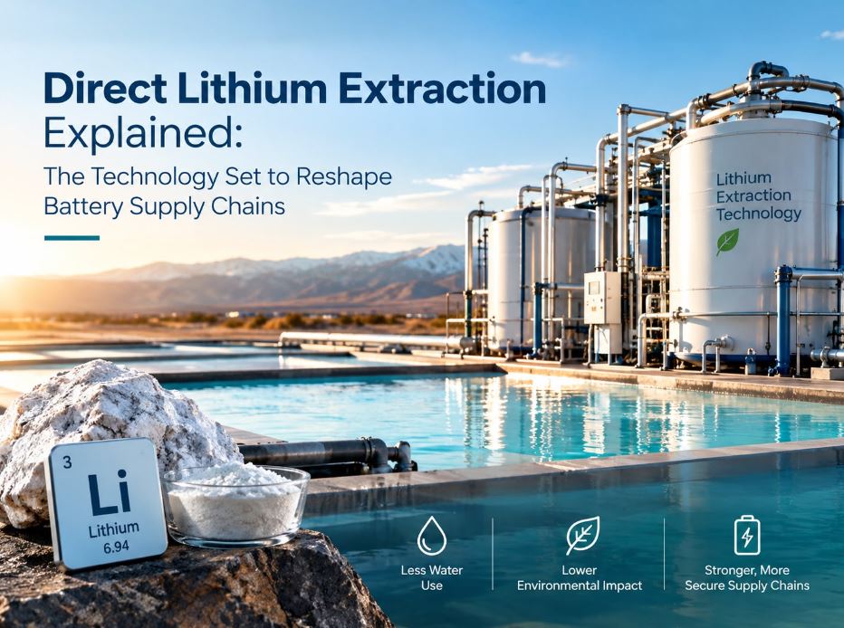 Direct Lithium Extraction Explained: The Technology Set to Reshape Battery Supply Chains